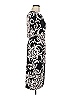 Connected Apparel Paisley Black Cocktail Dress Size 6 - photo 4