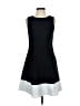 AB Studio Color Block Black Casual Dress Size 2 - photo 1