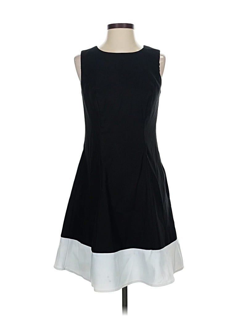 Pre-owned Ab Studio Casual Dress In Black