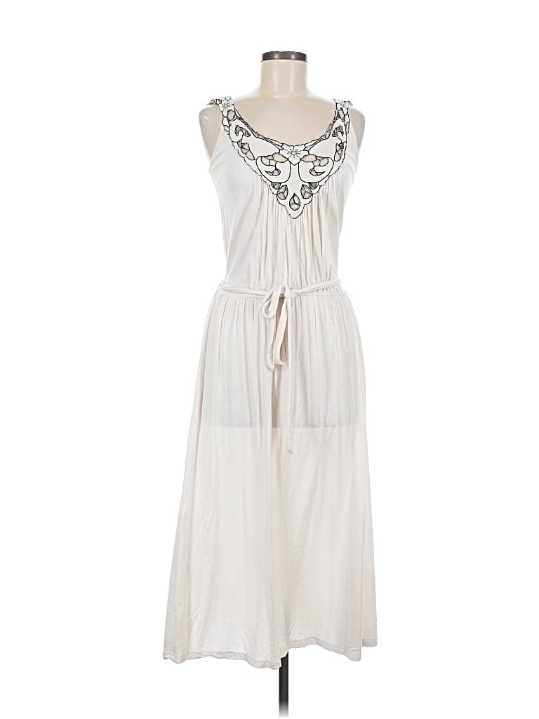 Pre-owned Studio Casual Dress In White