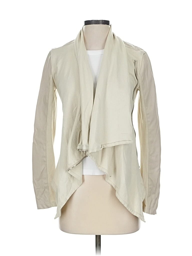 Pre-owned Blanknyc Blank Nyc Long Sleeve Blouse In White