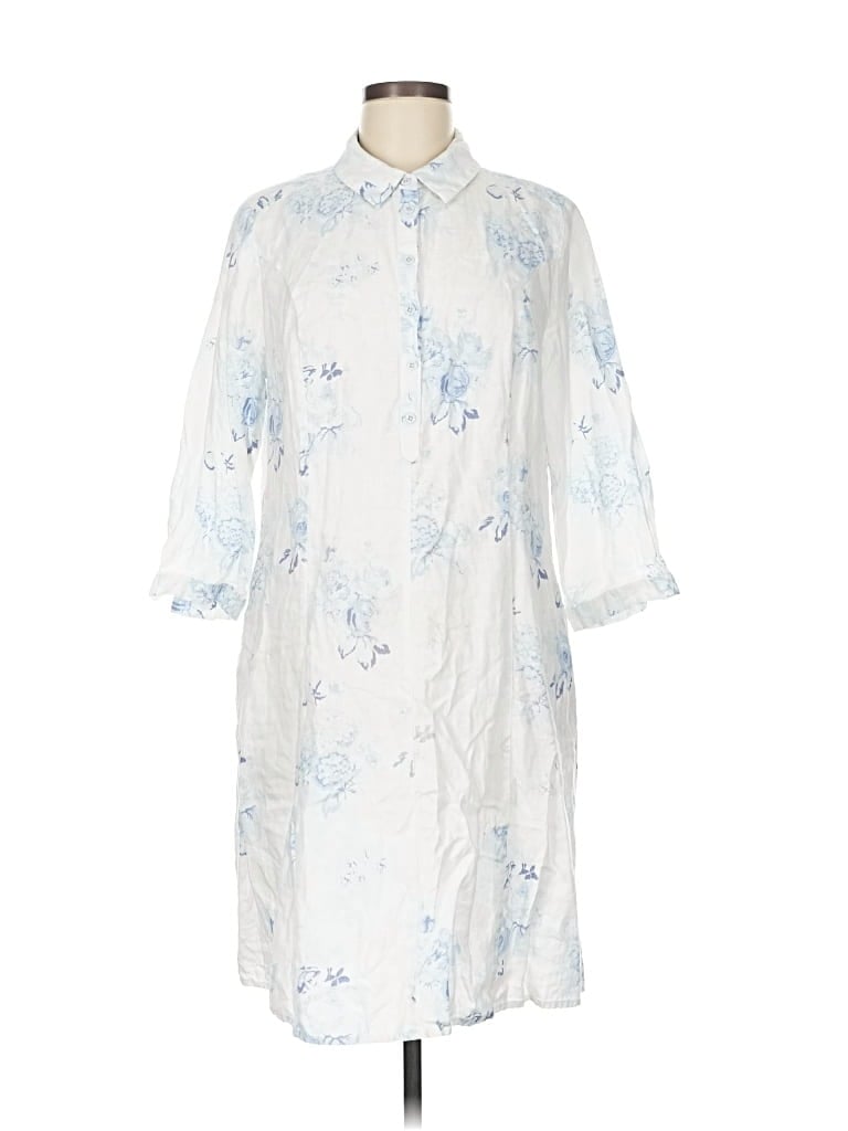 Pre-owned Assorted Brands Casual Dress In White