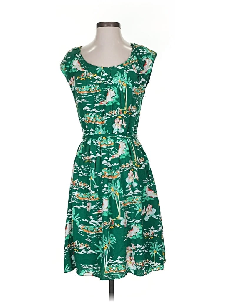 Pre-owned Lc Lauren Conrad Casual Dress In Green