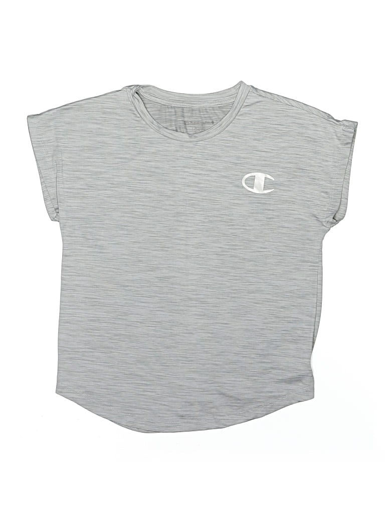 Click to view more detailed imagery on our partner's website Pre-owned Champion Kids' Short Sleeve T-shirt In Gray