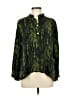 Assorted Brands 100% Viscose Green Long Sleeve Blouse Size M (estimated) - photo 1