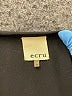 Ecru 100% Silk Black 3/4 Sleeve Silk Top Size XS - photo 3
