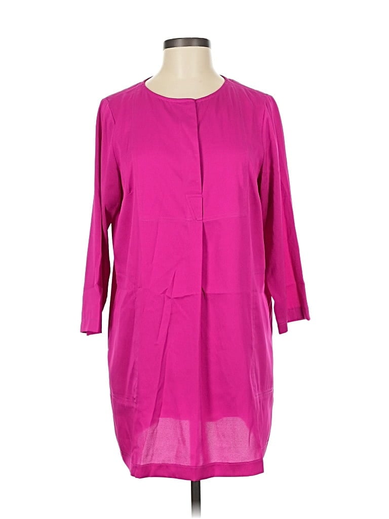Pre-owned Joan Rivers 3/4 Sleeve Blouse In Pink