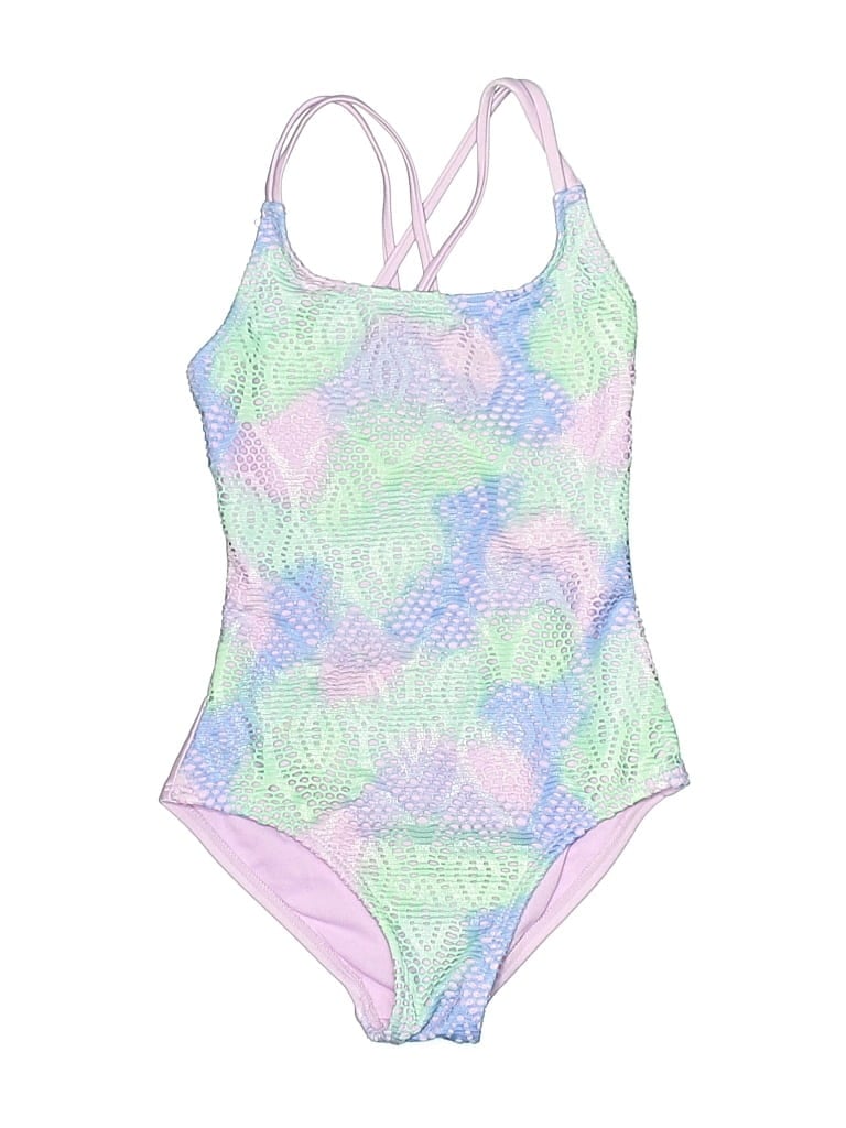 Pre-owned Cat & Jack Kids' One Piece Swimsuit In Purple