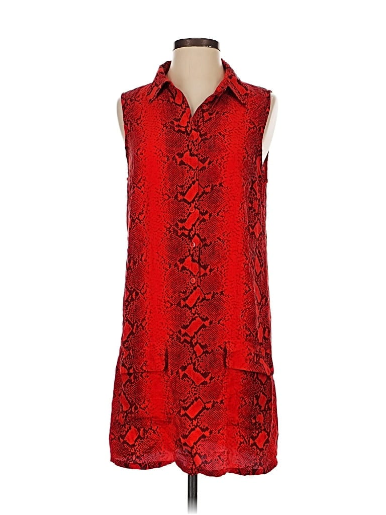 Pre-owned Equipment Cocktail Dress In Red