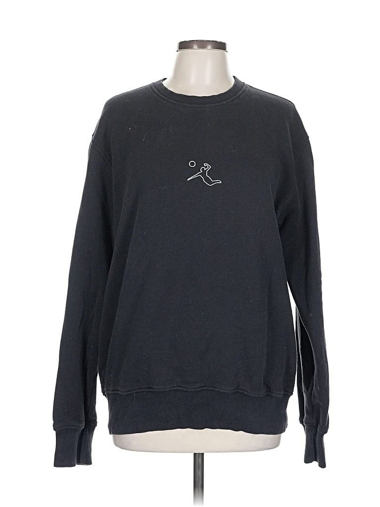 Pre-owned Assorted Brands Sweatshirt In Black