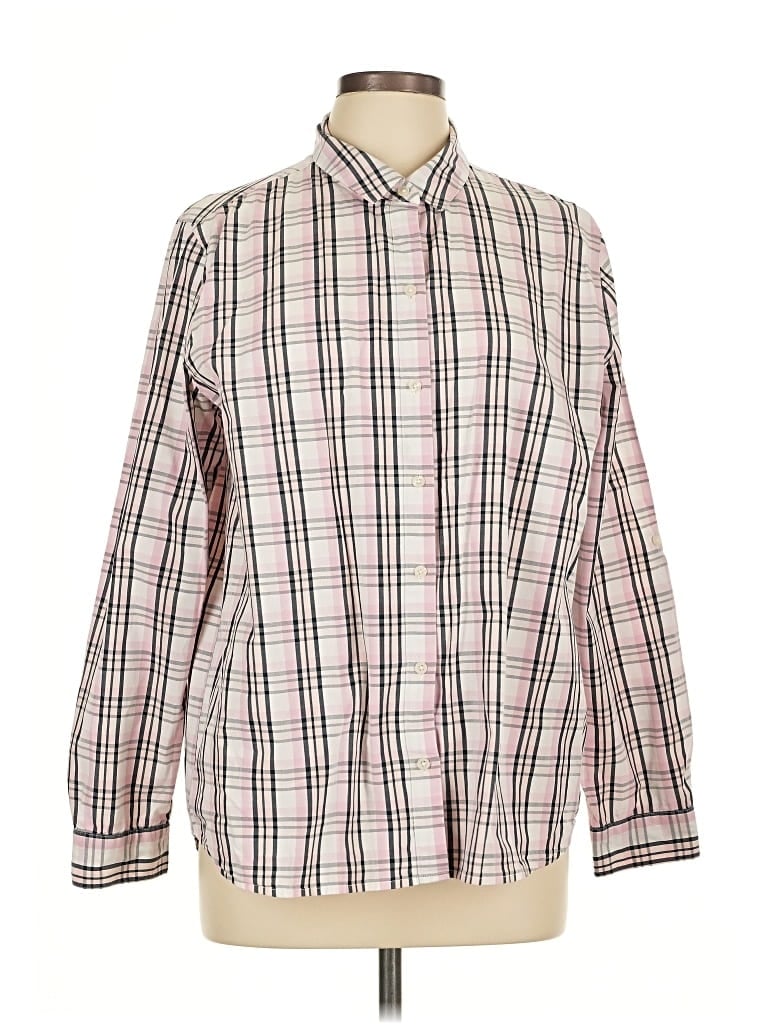 Pre-owned Gap Outlet Long Sleeve Button Down Shirt In White