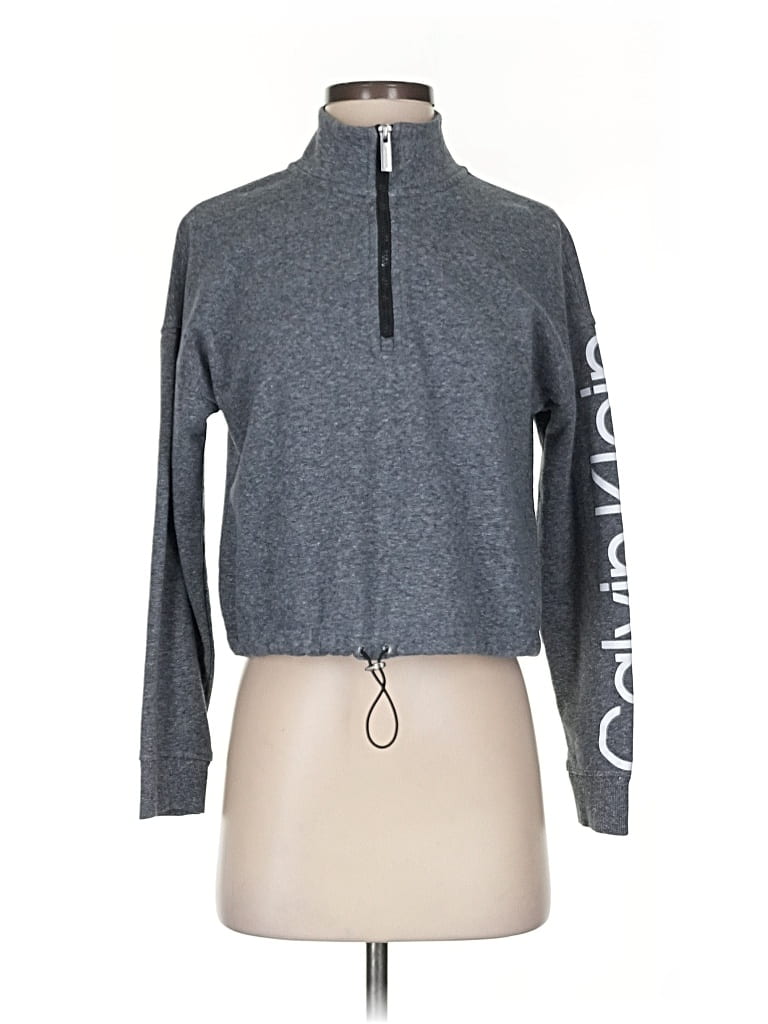 Pre-owned Calvin Klein Sweatshirt In Gray