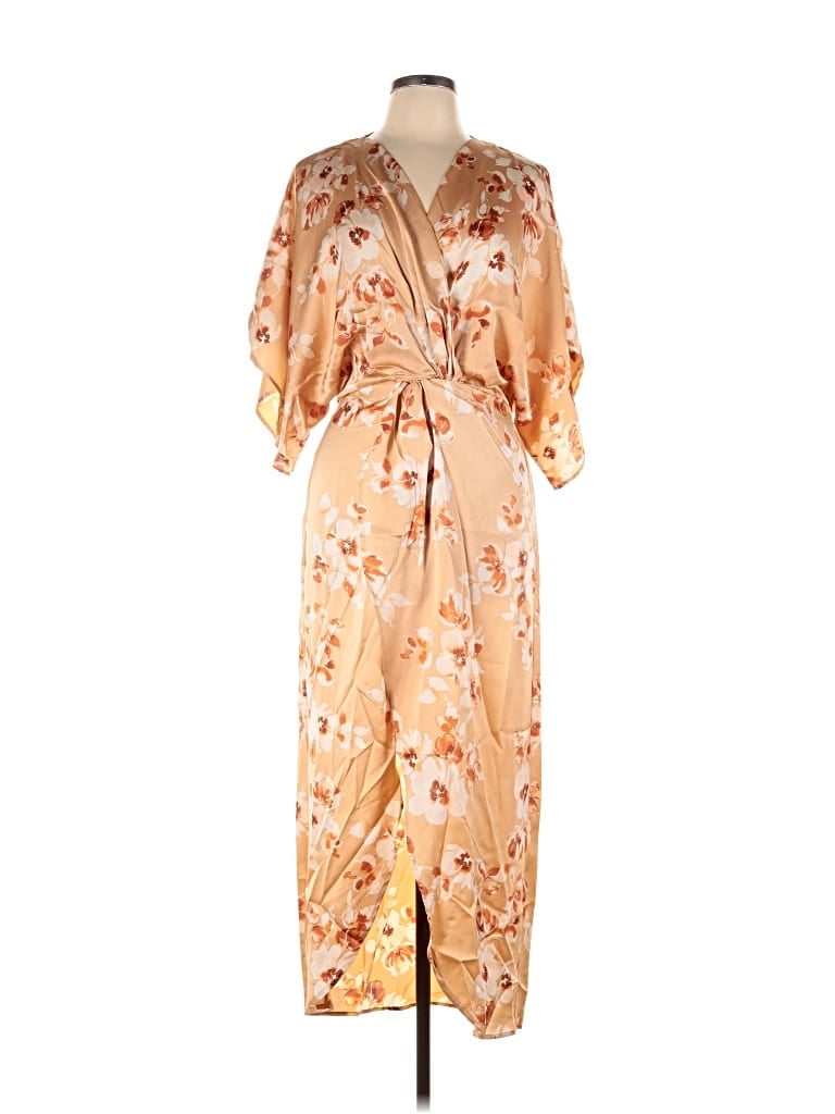 Lezat Cocktail Dress In Brown