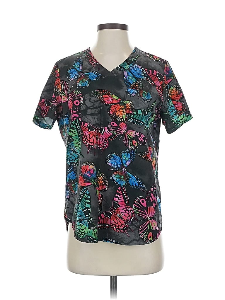 Pre-owned Assorted Brands Short Sleeve T-shirt In Black