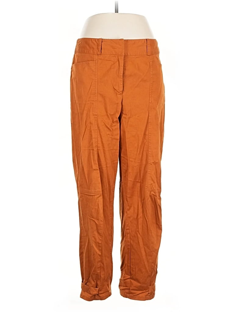 NEW YORK AND COMPANY Pre-owned Casual Pants In Orange