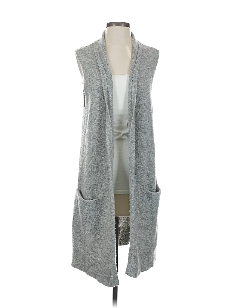 Pre-owned Tahari Cardigan Sweater In Gray