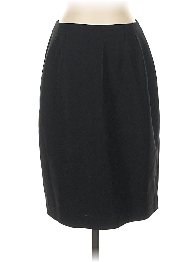 Pre-owned Linda Allard Ellen Tracy Formal Skirt In Black
