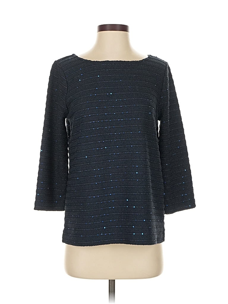 Pre-owned Banana Republic 3/4 Sleeve T-shirt In Blue