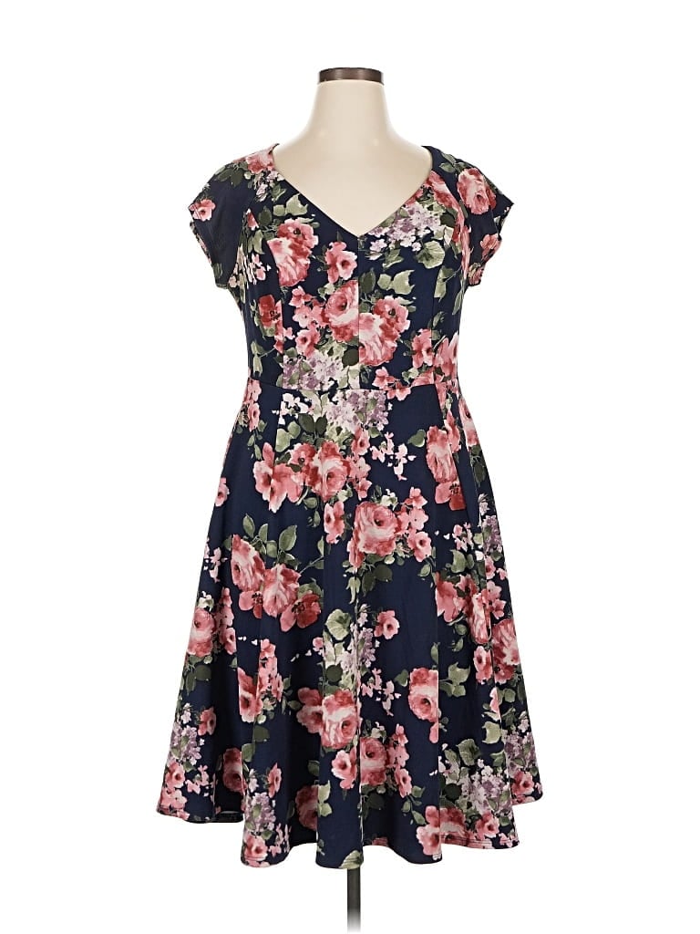 Pre-owned Fervour Casual Dress In Black