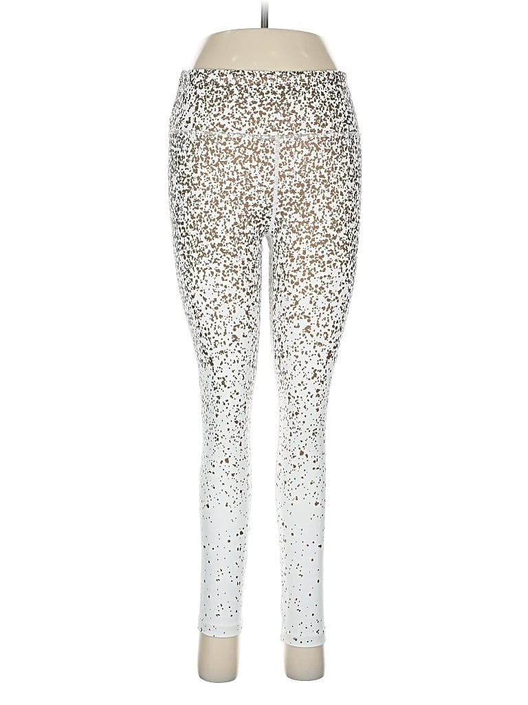 Pre-owned Zyia Active Leggings In Silver