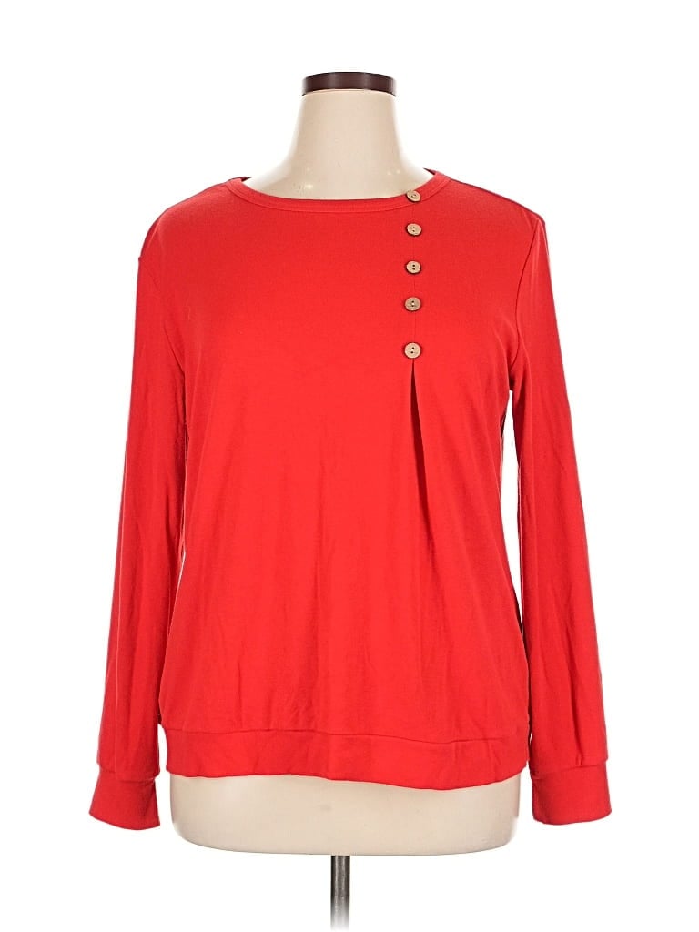 Pre-owned Assorted Brands Pullover Sweater In Red