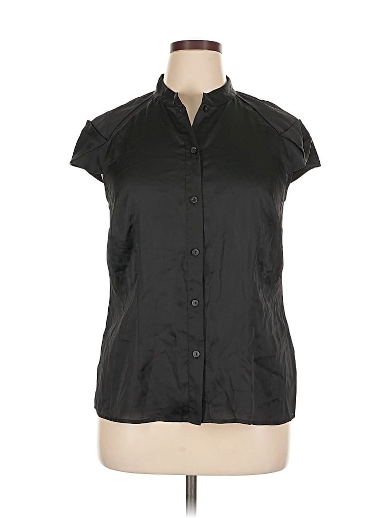WORTHINGTON Pre-owned Sleeveless Blouse In Black