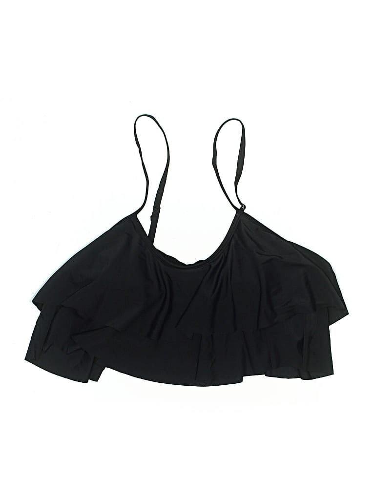 UNBRANDED Pre-owned Swimsuit Top Black Swimwear