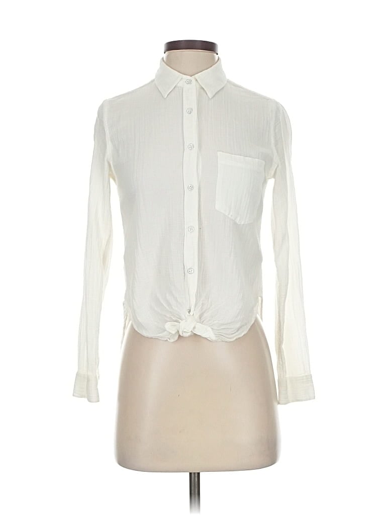 Click to view more detailed imagery on our partner's website Pre-owned Dl1961 Long Sleeve Blouse In White