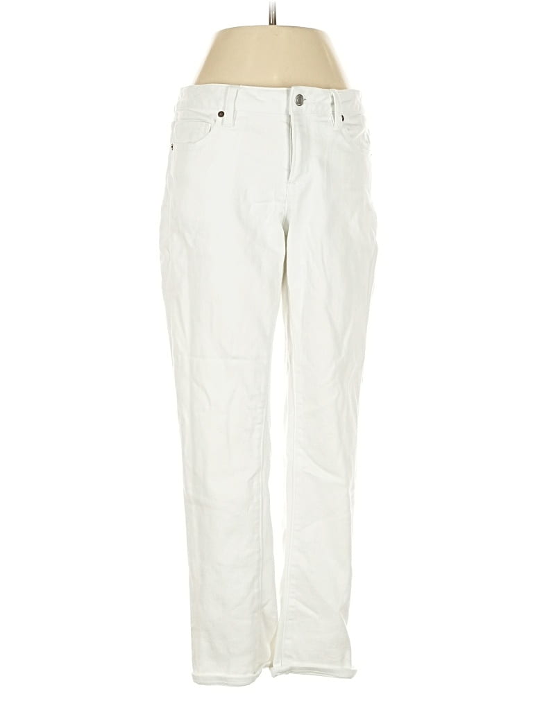 Pre-owned Lands' End Jeans In White