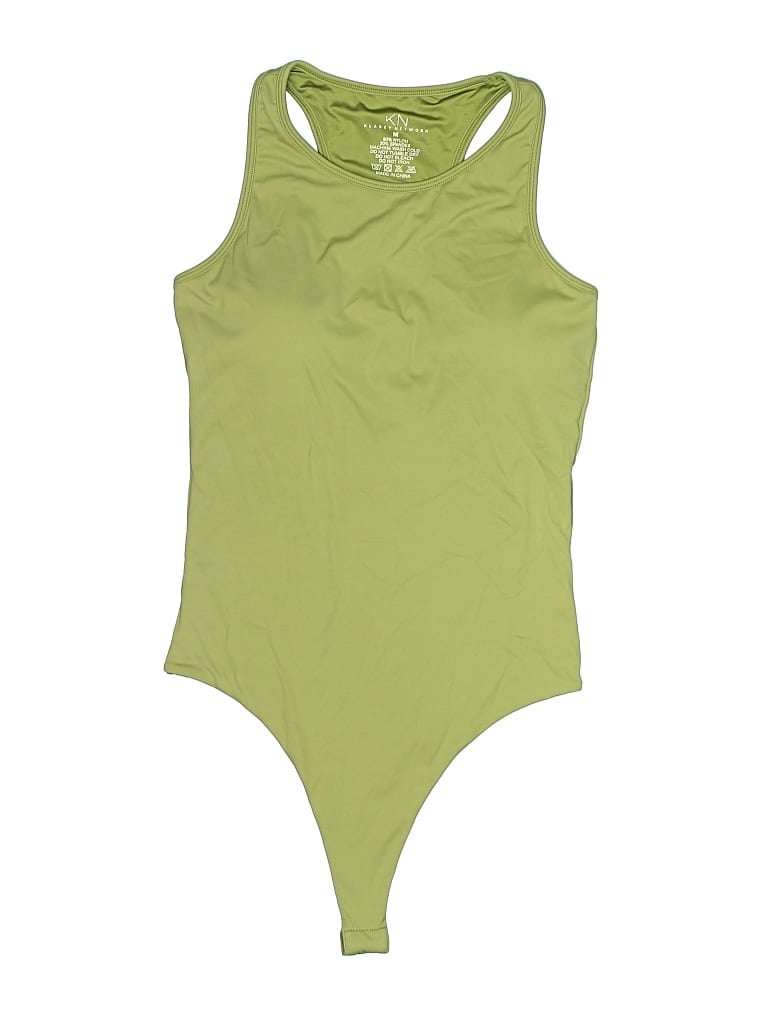 Pre-owned Klassy Network Bodysuit In Green