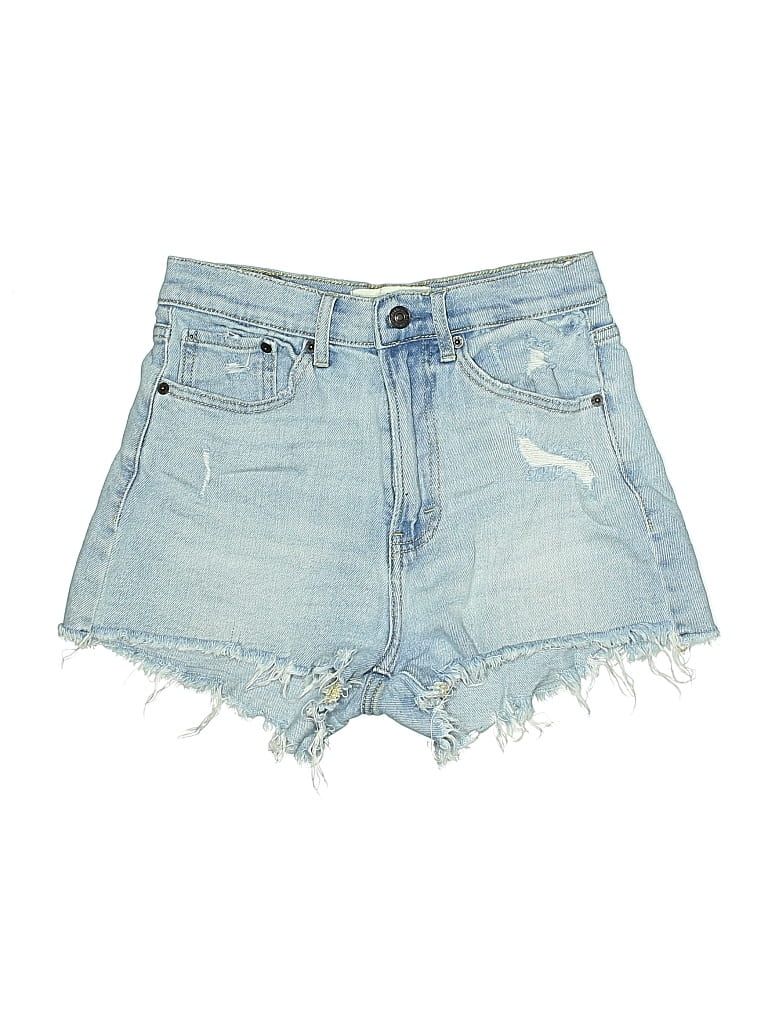ABERCROMBIE & FITCH Pre-owned Denim Shorts In Blue