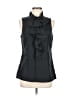 Ann Taylor Black Sleeveless Blouse Size M - photo 1