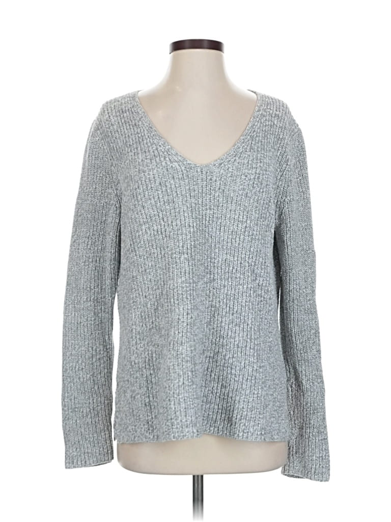 Pre-owned J.crew Mercantile Pullover Sweater In Gray