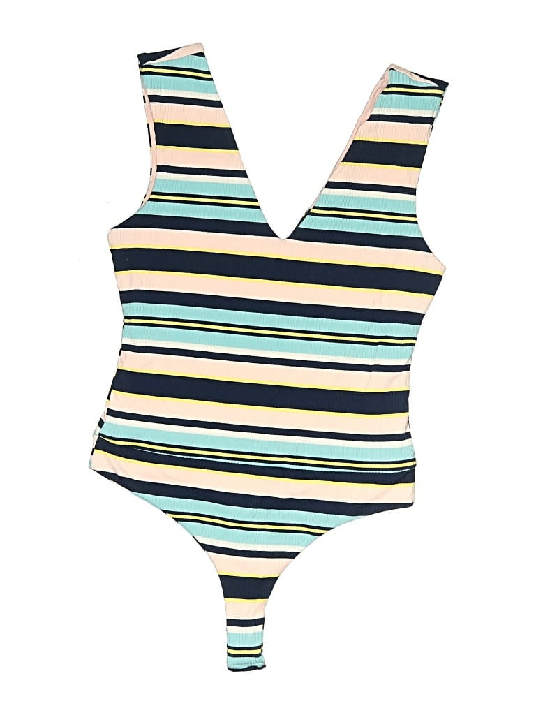 AFRM Pre-owned Bodysuit In Blue