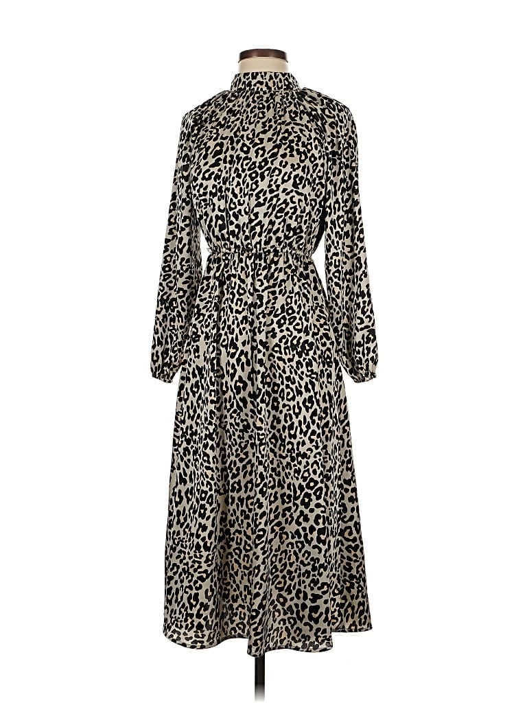 Pre-owned Ann Taylor Loft Casual Dress In Black