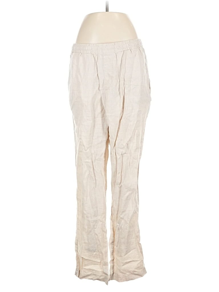 Pre-owned H&m Casual Pants In White