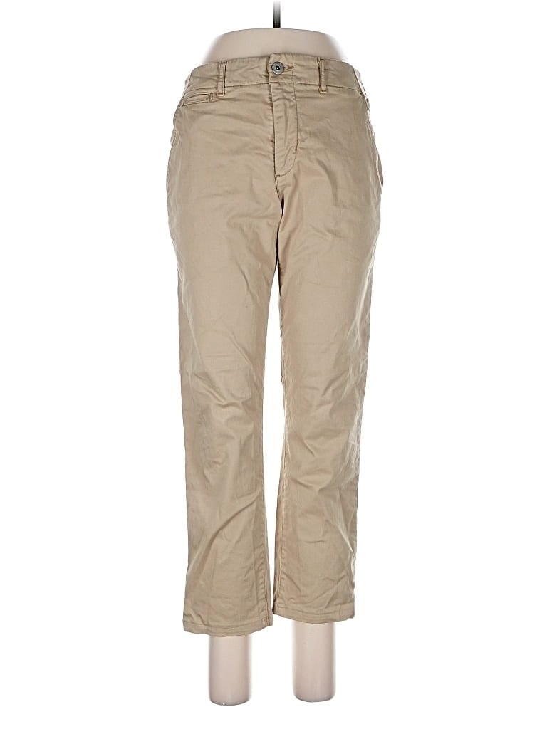 Pre-owned Paige Khaki Pant In Brown