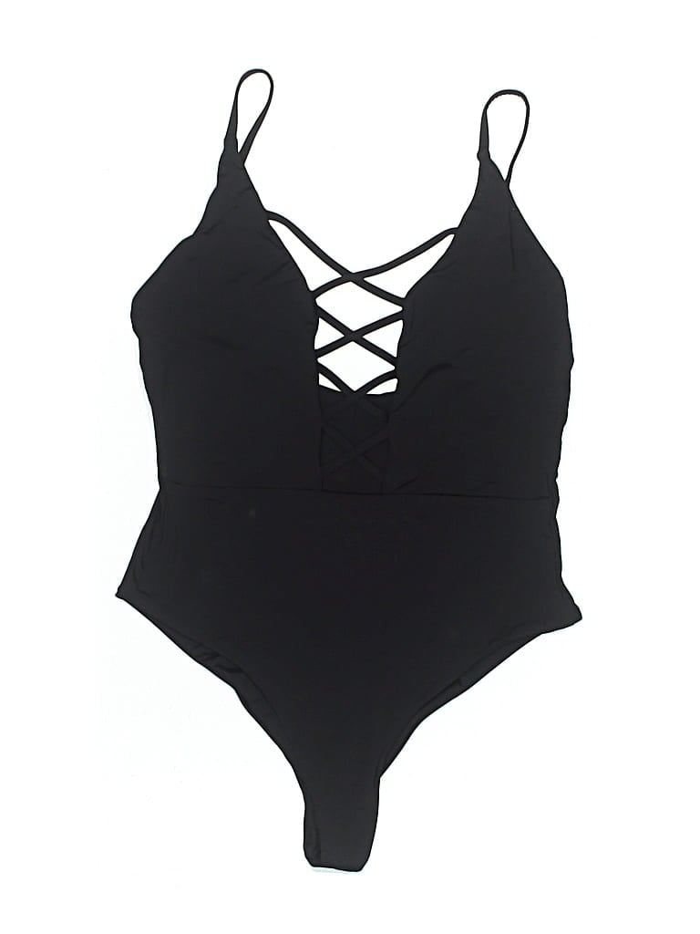 Pre-owned Dippin' Daisy's Swimwear One Piece Swimsuit In Black