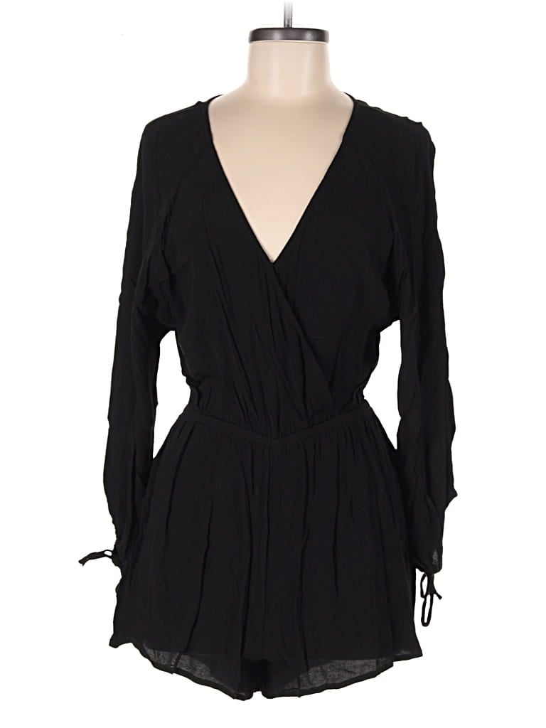 Pre-owned Express Romper In Black