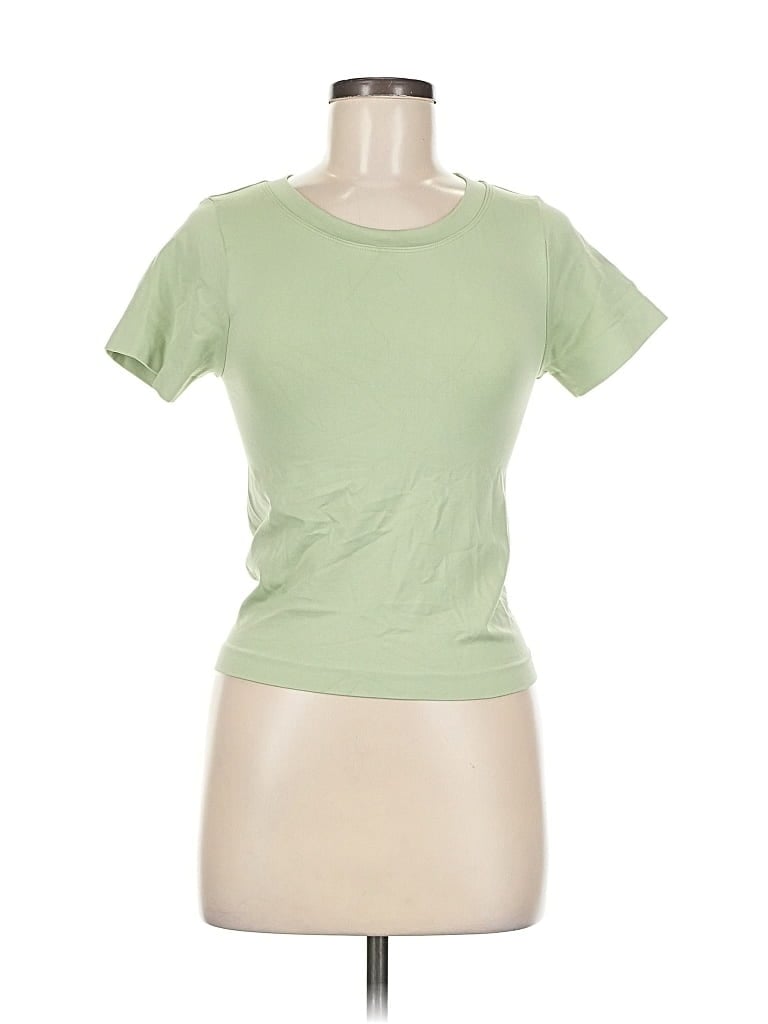 MOA MOA Pre-owned Short Sleeve T-shirt In Green