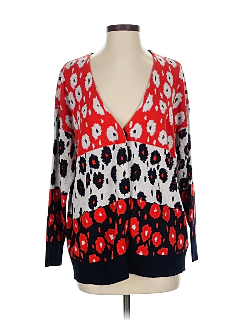 CABI Pre-owned Cardigan Sweater In Red