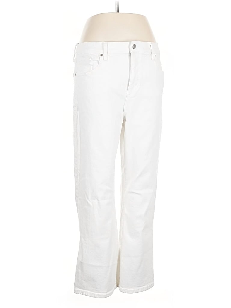 Pre-owned Banana Republic Factory Store Jeans In White