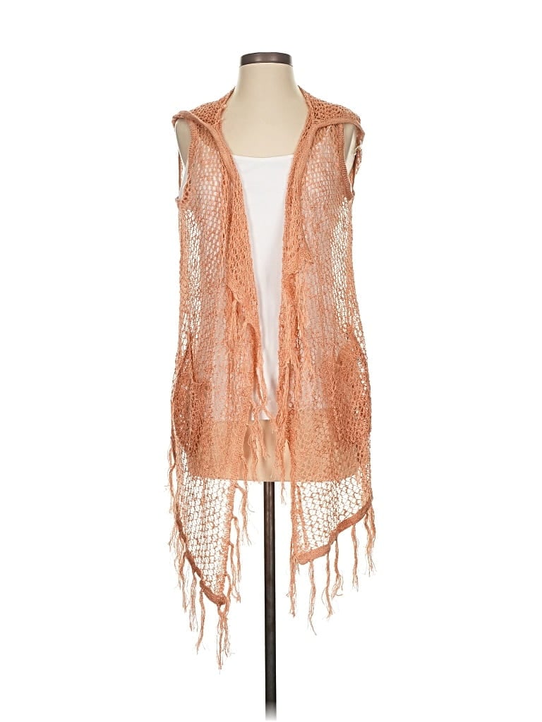 Pre-owned Pol Cardigan Sweater In Orange