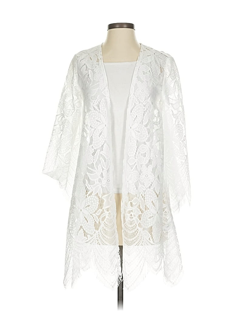Pre-owned Love, Fire Kimono In White