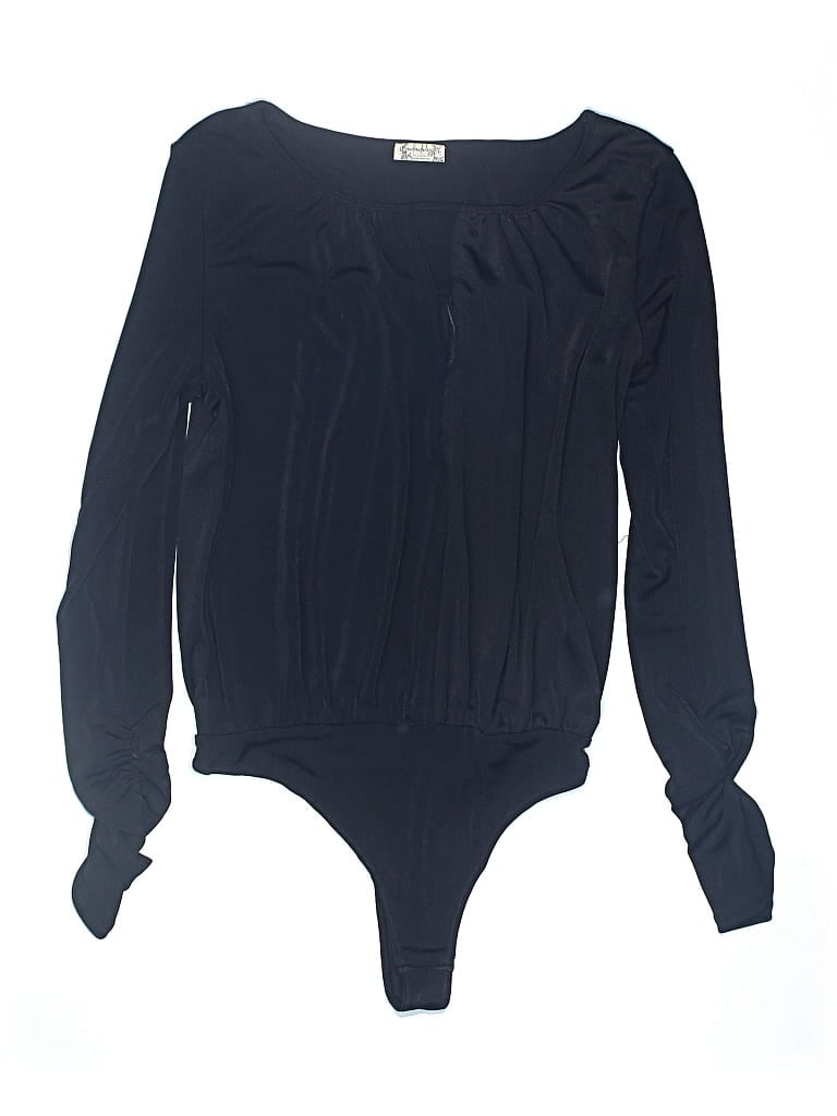 Pre-owned Intimately By Free People Bodysuit In Blue