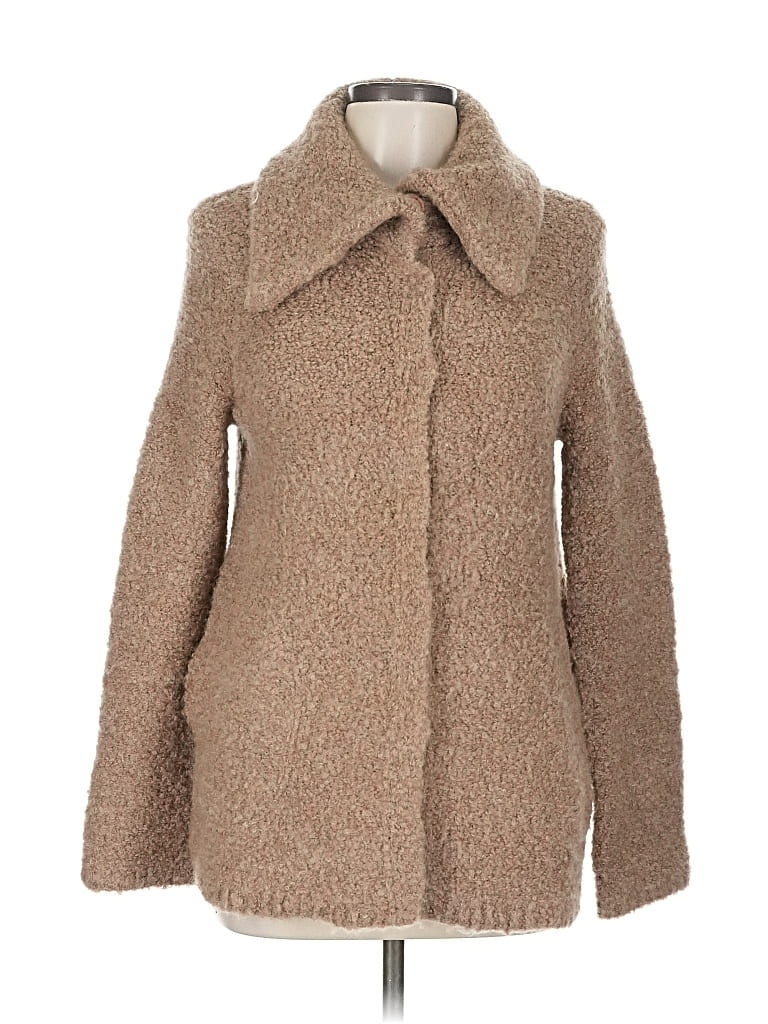 Pre-owned Lands' End Coat In Brown