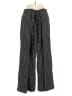Aqua 100% Polyester Stripes Black Casual Pants Size S - photo 1