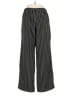 Aqua 100% Polyester Stripes Black Casual Pants Size S - photo 2