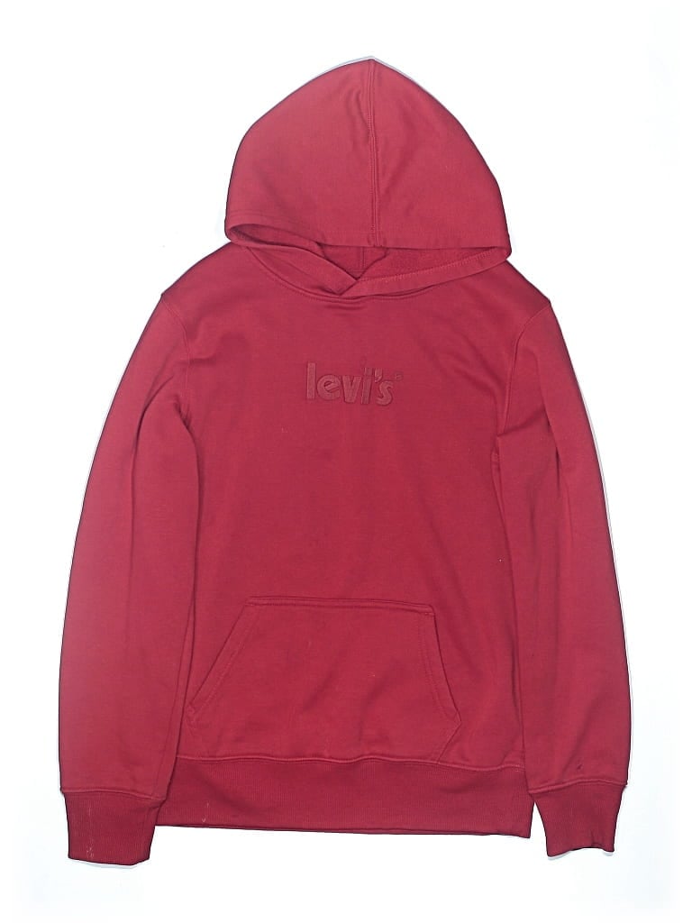 Pre-owned Levi's Kids'  Pullover Hoodie In Red