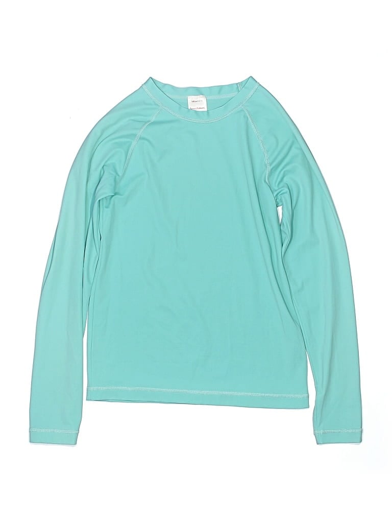 Pre-owned Hanna Andersson Kids' Long Sleeve T-shirt In Blue